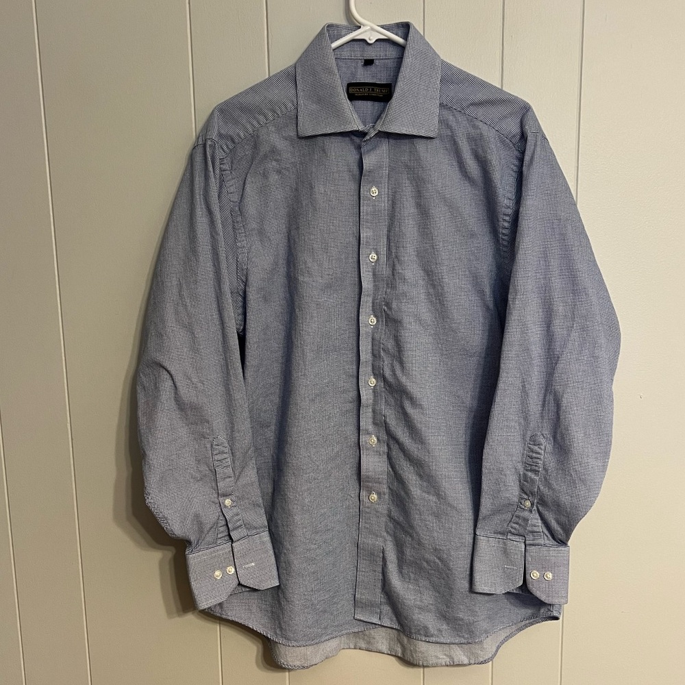 Donald J Trump signature collection, long sleeve button-down size 16.5‎ 34/35